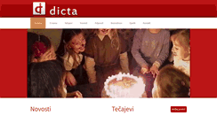 Desktop Screenshot of dicta-centar.hr